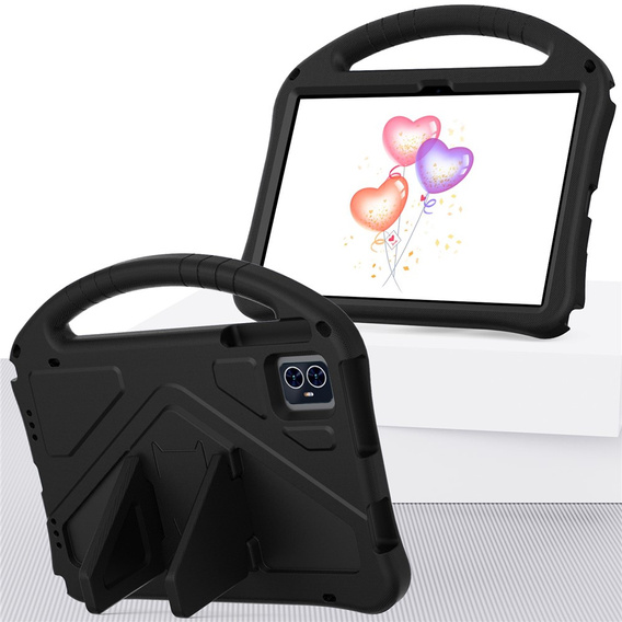 Dětské pouzdro pro T Tablet 2 5G, se stojánkem a rukojetí, černé