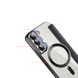 Klopové pouzdro pro Samsung Galaxy S22 5G, RFID Wallet MagSafe CamShield, černé