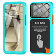 Vodotěsné pouzdro IP68 pro iPhone 15 Pro, SHELLBOX Air Box, modré