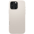 Pouzdro Spigen pro iPhone 16 Pro, Liquid Air, titan + 9H tvrzené sklo
