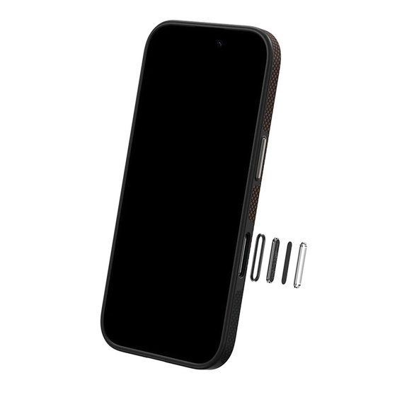 BENKS Kevlar Armor PRO Carbon Fiber 600D D065 pouzdro pro MagSafe pro iPhone 16 Pro