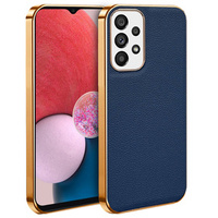 Pouzdro pro Samsung Galaxy A13 4G, Cowhide Leather, modré