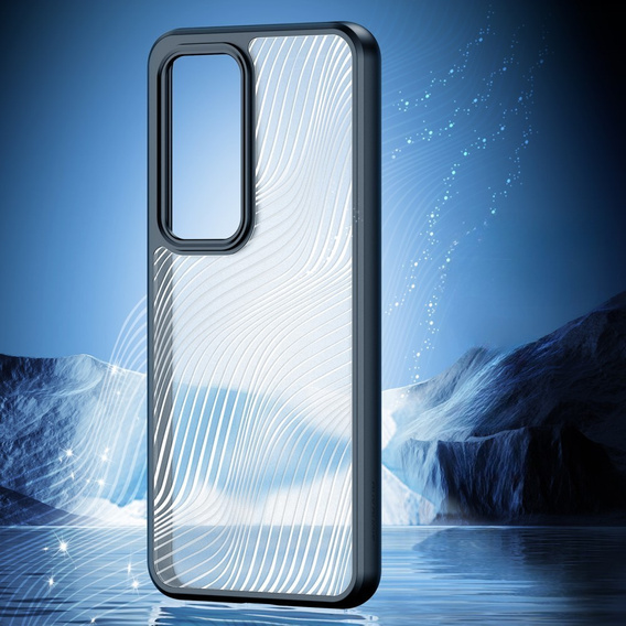 Pouzdro DuxDucis pro Oppo Reno 12 Pro, Aimo case, transparentní / černé
