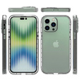 Pouzdro pro iPhone 14 Pro, Shockproof, s fólií, průhledné