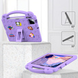Dětské pouzdro pro Xiaomi Pad 7 / Xiaomi Pad 7 Pro, Cute Patterns, se stojánkem, fialové