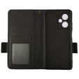 Klopové pouzdro pro Xiaomi Redmi Note 12 5G / POCO X5 5G, Wallet Litchi Magnet, černé
