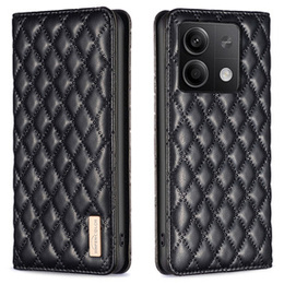 Klopové pouzdro pro Xiaomi Redmi Note 13 5G, Wallet, BINFEN COLOR, černé