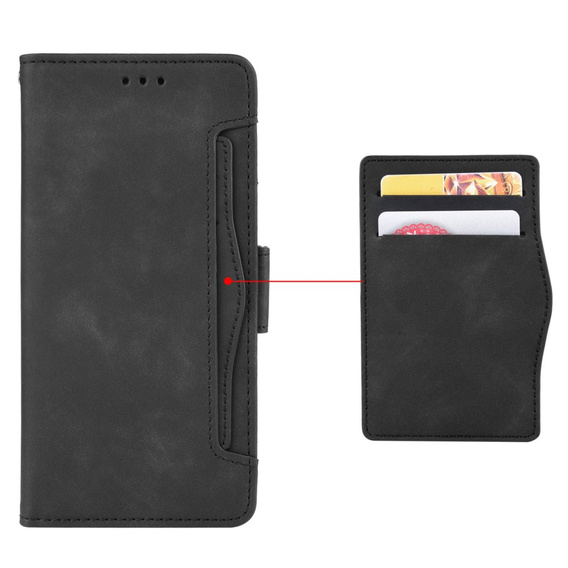 Klopové pouzdro pro Xiaomi Poco F7 Ultra, Card Slot, černé