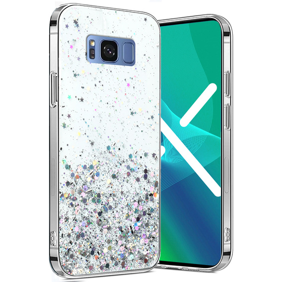 Pouzdro pro Samsung Galaxy S8+ Plus, Glittery, průhledné