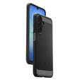 Pouzdro Spigen pro Samsung Galaxy A16 4G/ 5G, Rugged Armor MagSafe, černé + tvrzené sklo 9H