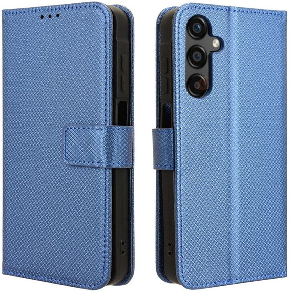 Klopové pouzdro pro Samsung Galaxy M55 5G, Wallet Smart Magnet, modré