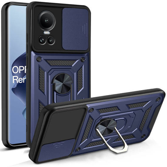 Pouzdro pro Oppo Reno 10 / 10 Pro, CamShield Slide, modré