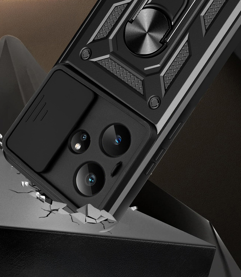 Pouzdro pro Realme GT 7 / 7T, CamShield Slide, černé
