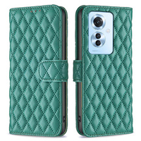 Klopové pouzdro pro Oppo Reno 11F 5G, Wallet, BINFEN COLOR, zelené