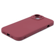 Pouzdro pro iPhone 15, Silicone Lite, červené