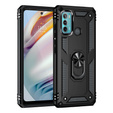 Pancéřové pouzdro pro Motorola Moto G60, Nox Case Ring, černé