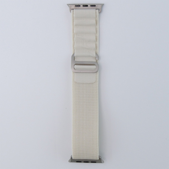 Nylonový řemínek pro Apple Watch 1/2/3/4/5/6/7/8/SE/ULTRA 42/44/45/49 mm, béžový