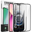 2x keramické hybridní sklo ERBORD pro iPhone 16E / 14 / 13 / 13 Pro