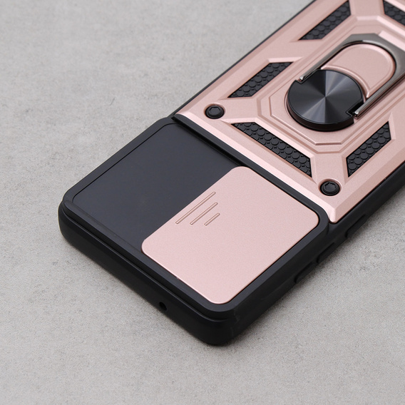 Pouzdro pro Motorola Edge 40 Neo, CamShield Slide, růžové rose gold