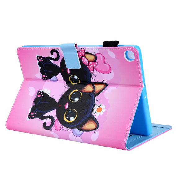 Pouzdro pro Samsung Galaxy Tab A7 Lite 8.7 T220 / T225, elephant and flowers