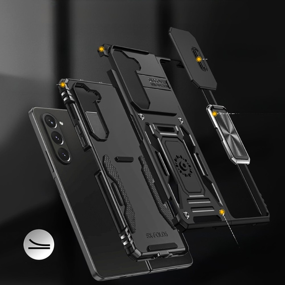 Pouzdro pro Samsung Galaxy Z Fold6 5G, CamShield Slide, černé
