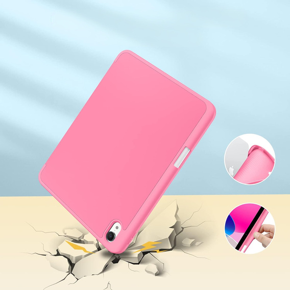 Pouzdro pro iPad 11" 2025 A16 (11 gen.) / iPad 10.9" 2022 (10 gen.), Smartcase, růžové