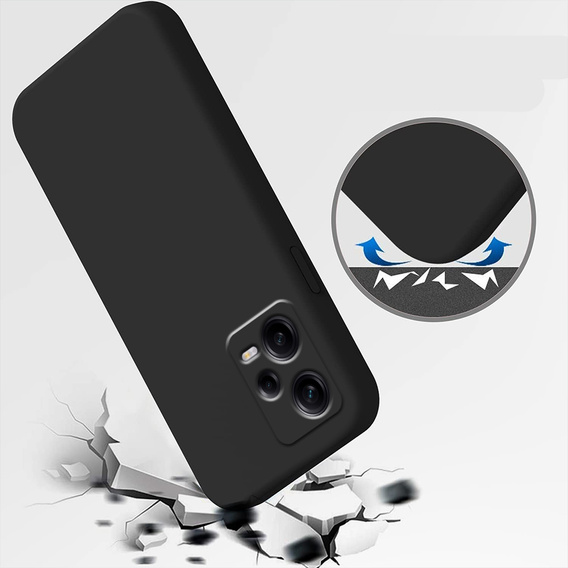 Pouzdro pro Xiaomi Redmi Note 12 Pro+ 5G, Silicone Lite, černé