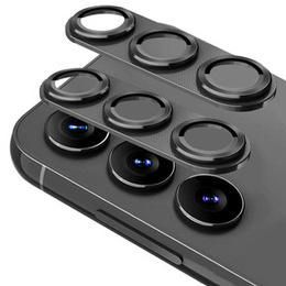 2x tvrzené sklo ERBORD pro kameru na Samsung Galaxy S24+ Plus, černé