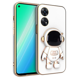 Pouzdro pro Oppo Reno8 T, Astronaut, bílé