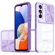 Pouzdro pro Samsung Galaxy A14 4G/5G, Slide Camera, fialové