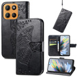 Klopové pouzdro pro Motorola Moto G15 / Motorola Moto G15 Power, Butterfly, černé