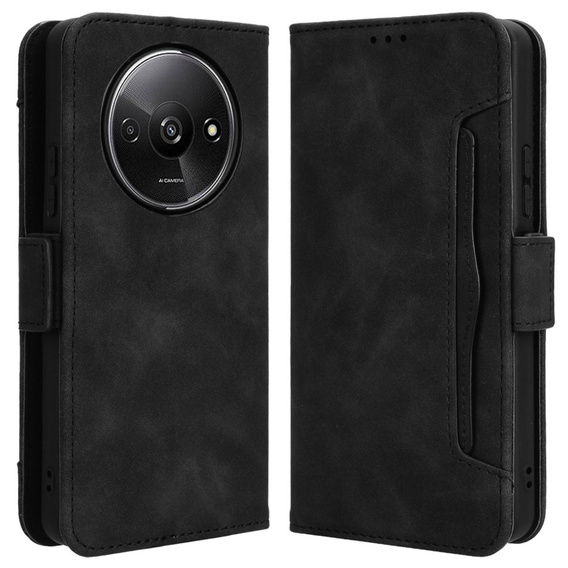 Klopové pouzdro pro Xiaomi Redmi A3, Card Slot, černé