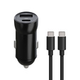 Maxlife PD/QC 20W automobilová nabíječka s kabelem USB-C – USB-C 60W pro smartphony, tablety, navigace a další zařízení s USB/USB-C