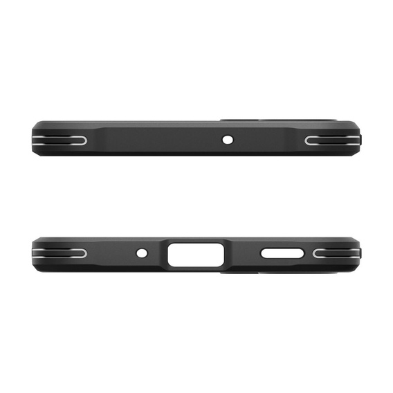 Pouzdro Spigen pro Samsung Galaxy A16 4G/ 5G, Rugged Armor MagSafe, černé + tvrzené sklo 9H