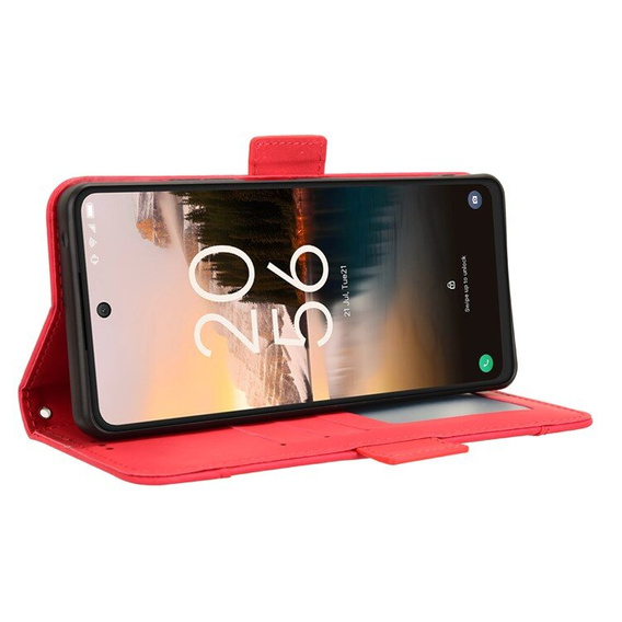 Klopové pouzdro pro TCL 40 NxtPaper, Card Slot, červené