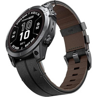 Kožený řemínek Quickfit pro hodinky Garmin Fenix 5X/6X/6X PRO/7X