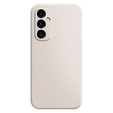 Pouzdro pro Samsung Galaxy A56 5G, Silicone Lite, béžové