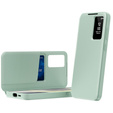 Flipové pouzdro pro Samsung Galaxy A56 5G, Smart View Wallet, zelené