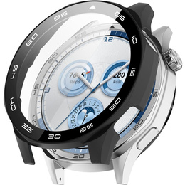 Pouzdro 2v1 + tvrzené sklo pro Huawei Watch GT 5 46mm, průhledné