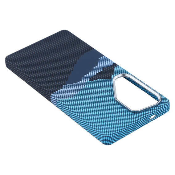 Pouzdro pro Samsung S25 Ultra, Carbon Fiber MagSafe, modrá / tmavě modrá
