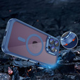 Pouzdro pro iPhone 14 Pro, ERBORD Impact Guard, MagSafe, modré