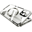 Magnetické pouzdro Dual Glass MagSafe pro iPhone 16 Pro Max, titan