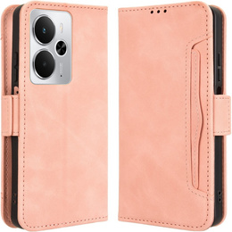 Klopové pouzdro pro Realme 14 5G / Realme 14T 5G, Card Slot, růžové