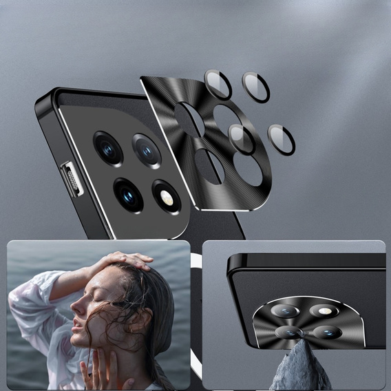 Ochranné pouzdro na fotoaparát pro OnePlus 11 5G, CamShield MagSafe, transparentní / černé