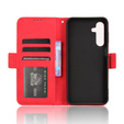 Klopové pouzdro pro Samsung Galaxy A36, Card Slot, červené