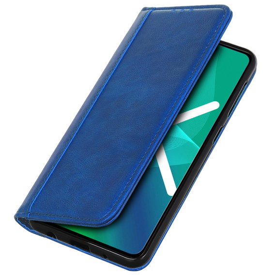 Flipové pouzdro pro Oppo Reno8 T, Split Leather, modré