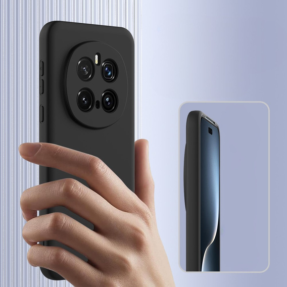 Pouzdro pro Honor Magic7 Pro 5G, Silicone MagSafe, černé