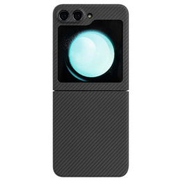 Pouzdro pro Samsung Galaxy Z Flip5 5G, Aramid Fiber Cover, černé