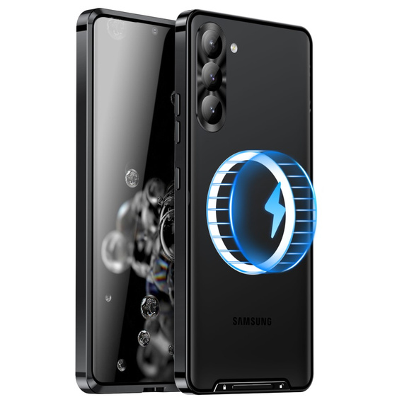 Ochranné pouzdro na fotoaparát pro Samsung Galaxy S23 Plus, CamShield MagSafe, transparentní / černé