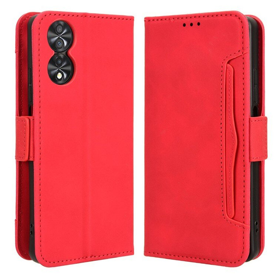 Klopové pouzdro pro TCL 40 NxtPaper, Card Slot, červené
